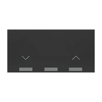 vypínač Simon 100 10001080-238 Kryt žaluziového spínače černá matná