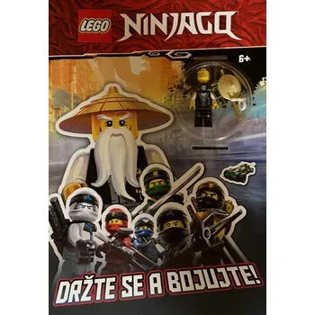 Hračka LEGO® Ninjago Kniha s minifigurkou varianta knihy: Držte se a bojujte! (minifigurka Wu)
