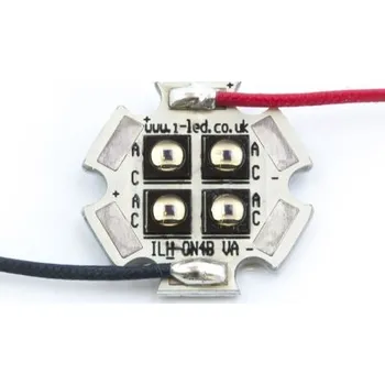 Dioda Pole IR LED diod, řada: OSLON Black PowerStar 2 pinová SMD 4 LED 2640 mW 850nm 20 x 20 x 3.85mm ILS PCB
