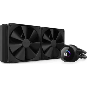 PC ventilátor NZXT vodní chladič Kraken 280 / 2x140mm fan / 4-pin PWM / LCD disp. / 6 let