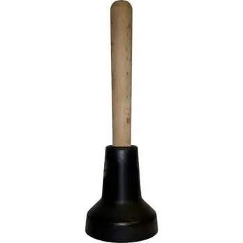 Zvon na čištění odpadu Zvon na čištění výlevek černý