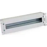 19' jističová lišta 3U s krytem, DIN, šedá