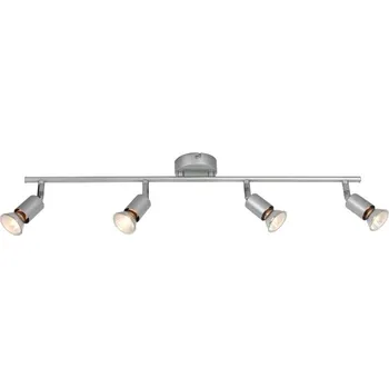 ACA DECOR Stropní bodové svítidlo TRINITY 4xGU10, stříbrná barva
