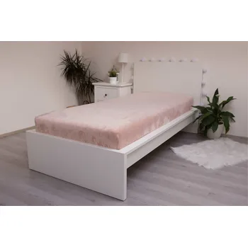 Prostěradlo Jerry Fabrics s. r. o. Mikroflanelové prostěradlo EXCLUSIVE - kávová Rozměr: 180 x 200