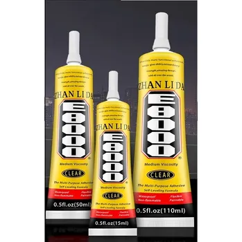 Průmyslové lepidlo E8000 50ml víceúčelové gelové průmyslové lepidlo
