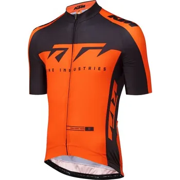 cyklistický dres Cyklistický dres KTM Factory Team shortsleeve Barva: Oranžová, Velikost: XXL