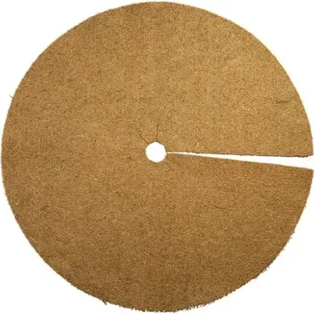 Mulčovací textilie Kokosový mulčovací disk 100cm (HS-DISK100) (Kokosový mulčovací kruh, který chrání zdraví vašich rostlin a stromů. Zamezuje poškození mrazem, suchem a omezuje rozrůstání plevele a tím zabrání poškození kmene a kořenů při okopávání.)