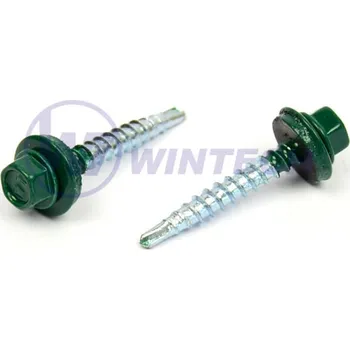 Šroub Střešní šroub + EPDM 4,8 x 35 RAL 6005 Balení: 250 ks CICDJ48035K5K