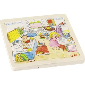 3D puzzle Můj den - vrstvené puzzle ze dřeva