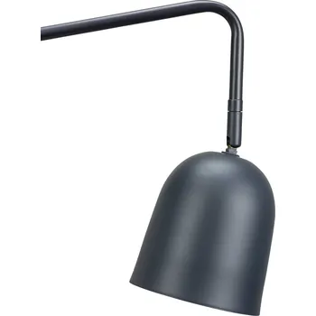 Lampička Nástěnné svítidlo Dyberg Larsen Manchester, šedé, projekce 45 cm - Stínítko - Ø 11,5 cm, výška 13 cm; nástěnný držák - Ø 10 cm, výška 2,5 cm; délka propojovacího kabelu 180 cm šedá 1 x 25 W - Doprava zdarma