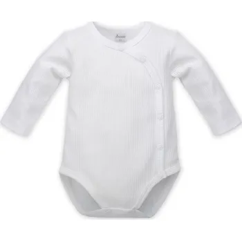 Kojenecký body Body dlouhý rukáv rozepínací Pinokio White