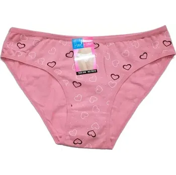 Dámské kalhoty Dámské kalhotky bokové srdíčka 70016 starorůžové