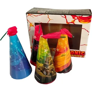 Zábavní pyrotechnika FONTÁNOVÝ MIX (CONIC) 4ks 4ks