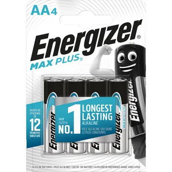 Článková baterie Baterie AA/LR6 Energizer MAX Plus 4ks (blistr)