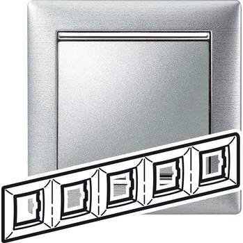 VA RÁMEČEK 5P BROUŠ.HLINÍK *770335 Legrand