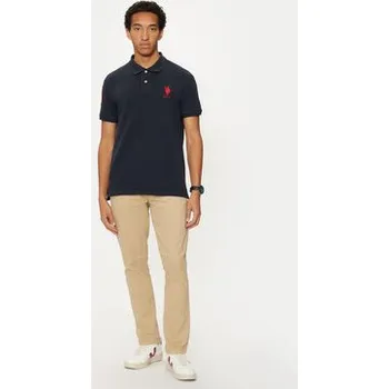 Pánské tričko U.S. Polo Assn. Polokošile MUP3313 Tmavomodrá Regular Fit M