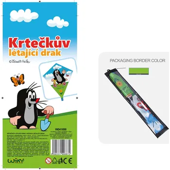 Létající drak Wiky Létající drak Krtek 60x70 cm