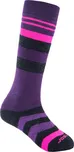 Sensor ponožky SLOPE MERINO černá/růžová/fialová 35-38