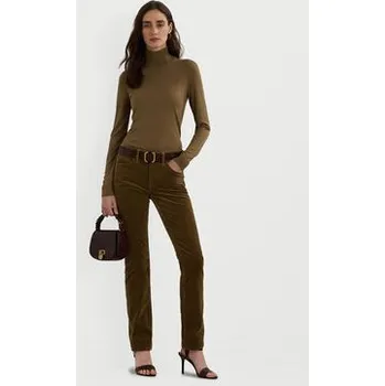 Dámský svetr LAUREN RALPH LAUREN Rolák 200940470005 Hnědá Slim Fit S