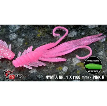 Umělá nástraha Nymfa Redbass Nr. 1 X 100 mm Pink G