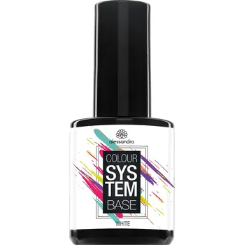 Lak na nehty Alessandro Color System Base - Gel WHITE 10 Ml