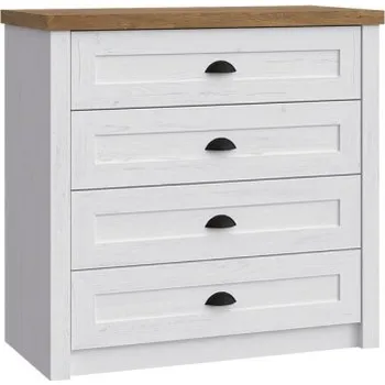 Komoda Komoda Patty K4, 127-barva: borovice andersen / borovice andersen + dub lefkas tmavý MIRJAN 5902928390773