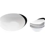 Thun 1794 Loos, kompotová souprava, český porcelán, Uno, Thun, 7 d.