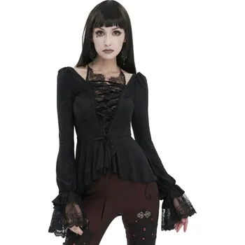 tričko gothic and punk dámské - Gothic Daily - DEVIL FASHION - TT235 - 3XL