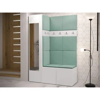 Ložnice Předsíň Tavasz X, Barva: bílá, Barva látek:: Manila 11 MIRJAN 5903211137709