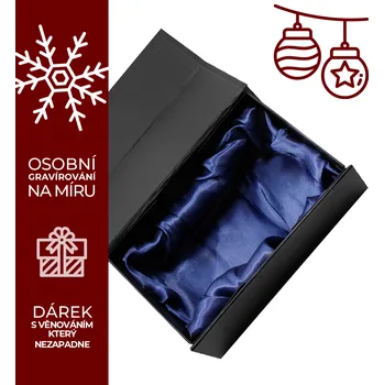 Dárková krabička tmavě modrá Velikost: H271 16x12,5x7,5 cm