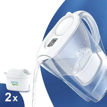 Filtrační konvice Brita Marella bílá filtrační konvice 2,4 l + 2 ks filtru Maxtra Pro Pure Performance