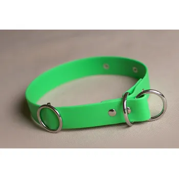 Obojek pro psa LV Shop Obojek biothane - zelený neon rozměry: šířka 25mm/délka 25cm