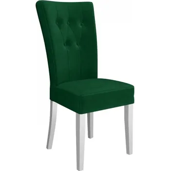 Jídelní židle Čalouněná jídelní židle ST67, Barva: bílý polomatný, Potah: Magic Velvet 2225 MIRJAN 5903211142826