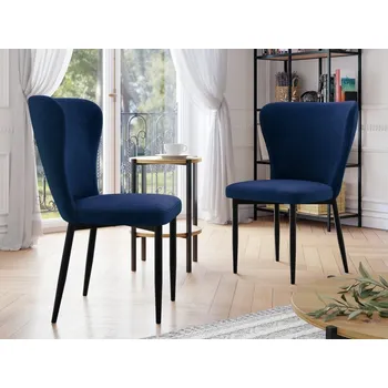 Nábytek Židle Tenrek, Potah: Magic Velvet 2216, Barvy nožiček: černá MIRJAN 5903211294754