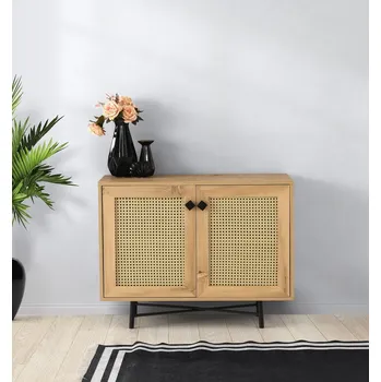 Komoda Komoda DALIDA, dub/černá + vyzvednutí ZDARMA