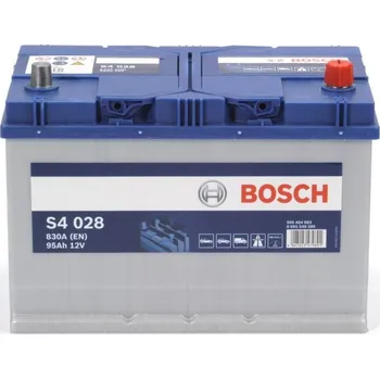 Autobaterie Autobaterie Bosch S4, 12V, 95Ah, 830A, S4 028