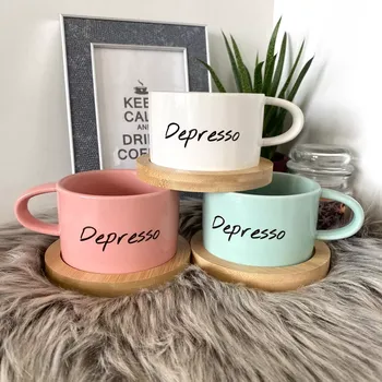 Hrnek makronka Depresso - více barev