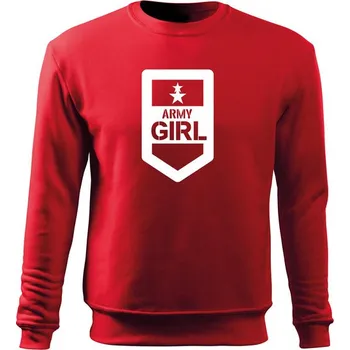 Chlapecká mikina DRAGOWA Dětská mikina Army girl, červená