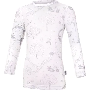 Little Angel Tričko tenké DR TISK Outlast® - bílá louka Velikost oblečení: 86