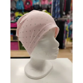 Čepice Fantom Bavlněná SLABÁ čepice s potiskem - RŮŽOVÁ S PUNTÍKY velikost: 50