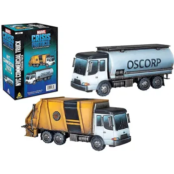 Desková hra Atomic Mass Games Marvel Crisis Protocol Garbage Truck/Chem Truck Terrain Expansion