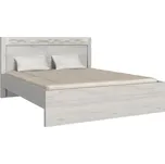 Manželská postel Nadia N19, Osvětlení: bez osvětlení, Barva: kraft bílá MIRJAN 5902928481242