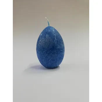 Svíčka Svíčka vonná z palmového vosku č.68-07 - vajíčko modré