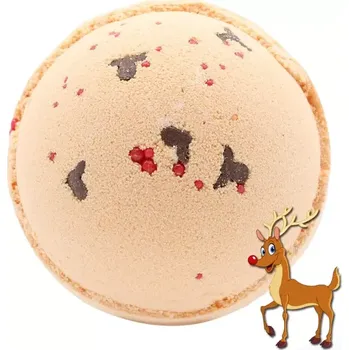 Mýdlo Šumivá bomba do koupele Rudolf Toffee & Caramel 180 g