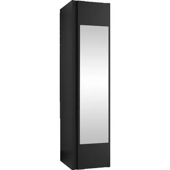 Šatní skříň Šatní skříň Terospito / Towiro Slim 1D se zrcadlem, Barva: černá MIRJAN 5903211213625