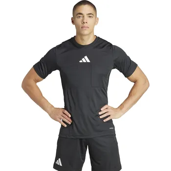 Dres pro rozhodčí Adidas Referee 24 krátký rukáv černý Velikost: L