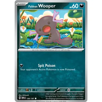 Sběratelská karetní hra Pokémon TCG Paldean Wooper 126/197