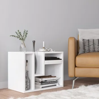 Konferenční stolek Přídavný stůl ABBY, bílá + vyzvednutí ZDARMA