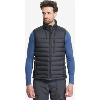 Pánská vesta FORCLAZ Pánská turistická péřová vesta MT 500 2XL ČERNÁ