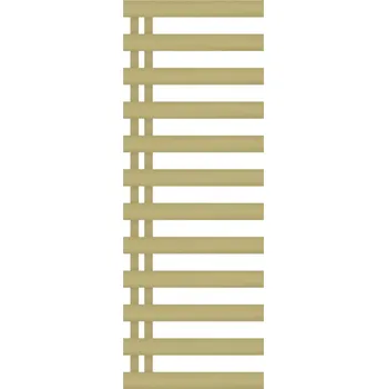 Radiátor HOPA Koupelnový radiátor EDINBURGH zlatá barva + Barva radiátoru - Zlatá, Rozměr radiátoru - 400 × 660 mm, výkon 242 W, Typ připojení - Spodní 50 mm, RADEDI407084